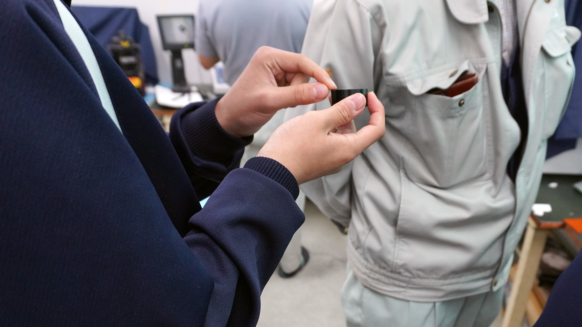 職場体験の様子