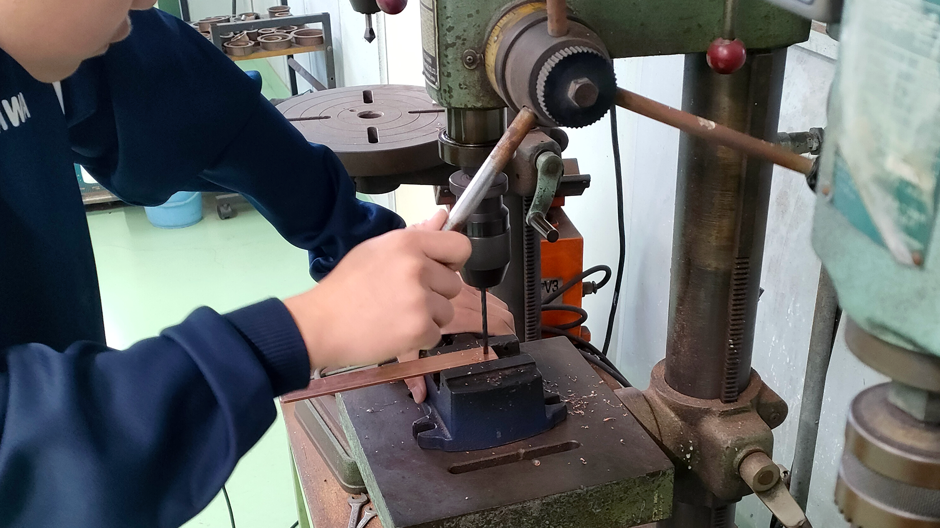 職場体験の様子